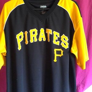 Men’s Pittsburgh Pirates V-Neck Jersey Shirt